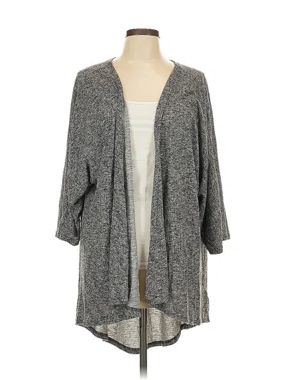 Pre-owned Lularoe Cardigan Sweater In Gray