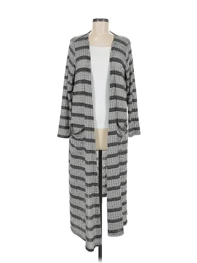 Pre-owned Lularoe Cardigan Sweater In Gray