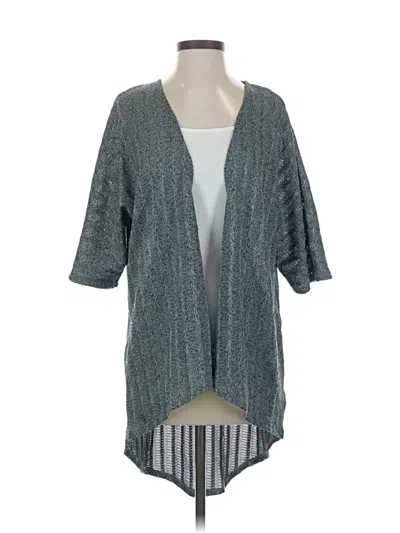 Pre-owned Lularoe Cardigan Sweater In Gray