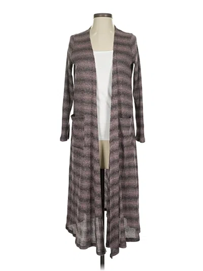 Pre-owned Lularoe Cardigan Sweater In Gray