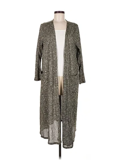 Pre-owned Lularoe Cardigan Sweater In Gray