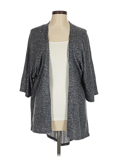 Pre-owned Lularoe Cardigan Sweater In Gray