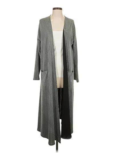 Pre-owned Lularoe Cardigan Sweater In Gray