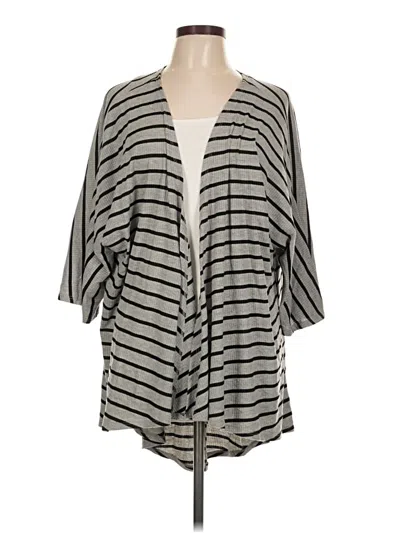 Pre-owned Lularoe Cardigan Sweater In Gray