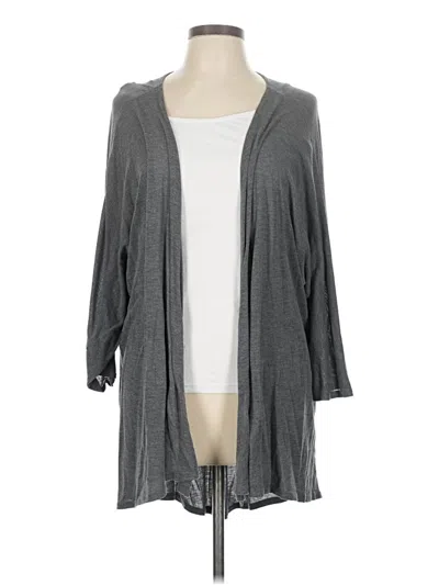 Pre-owned Lularoe Cardigan Sweater In Gray