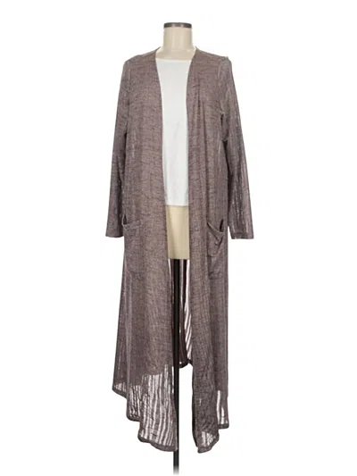 Pre-owned Lularoe Cardigan Sweater In Gray