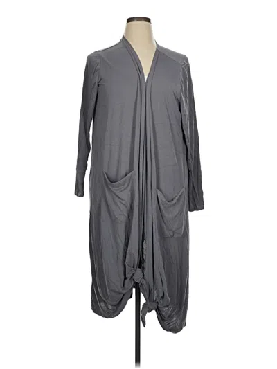 Pre-owned Lularoe Cardigan Sweater In Gray