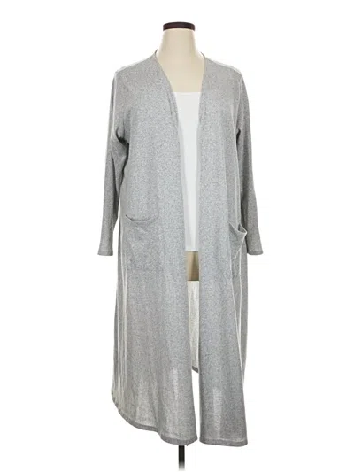 Pre-owned Lularoe Cardigan Sweater In Gray