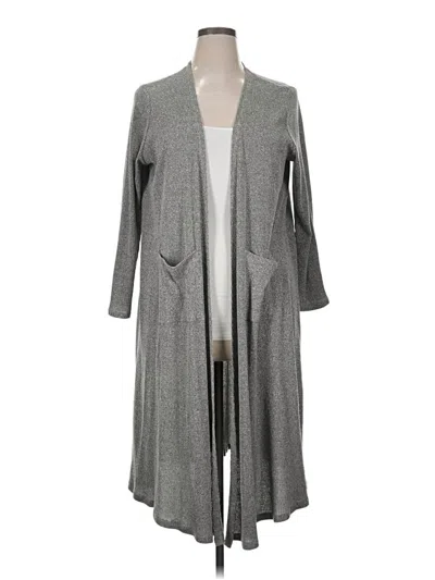 Pre-owned Lularoe Cardigan Sweater In Gray