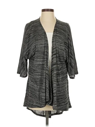 Pre-owned Lularoe Cardigan Sweater In Gray