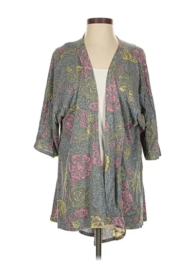 Pre-owned Lularoe Cardigan Sweater In Gray