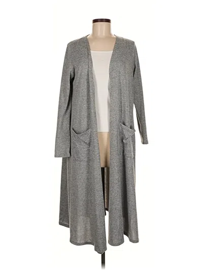 Pre-owned Lularoe Cardigan Sweater In Gray