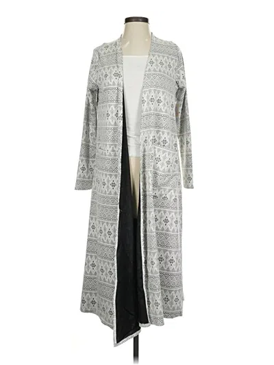 Pre-owned Lularoe Cardigan Sweater In Gray