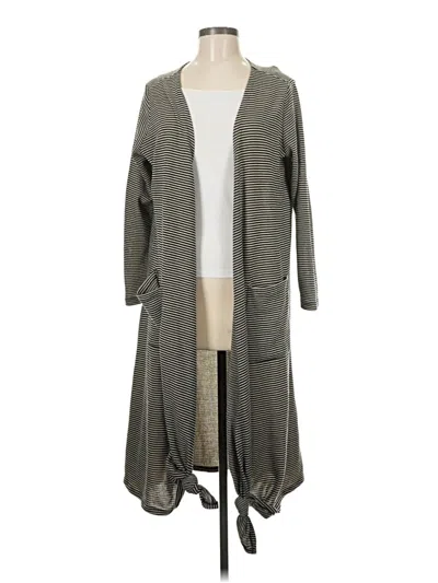 Pre-owned Lularoe Cardigan Sweater In Gray