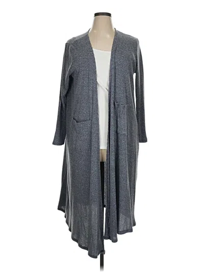 Pre-owned Lularoe Cardigan Sweater In Gray