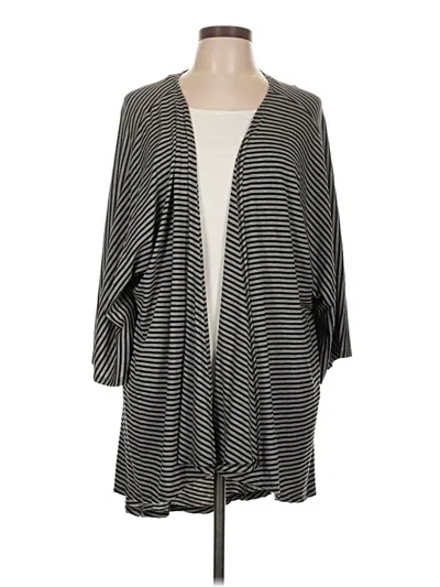 Pre-owned Lularoe Cardigan Sweater In Gray