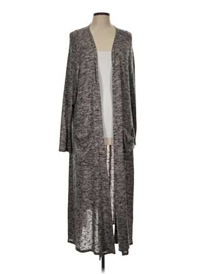 Pre-owned Lularoe Cardigan Sweater In Gray
