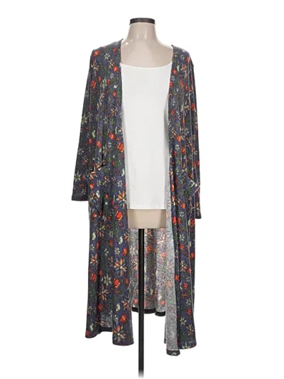 Pre-owned Lularoe Cardigan Sweater In Gray