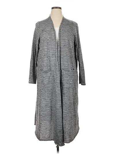 Pre-owned Lularoe Cardigan Sweater In Gray