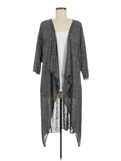 Pre-owned Lularoe Cardigan Sweater In Gray