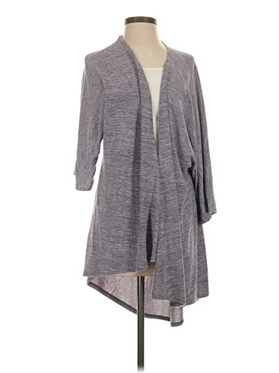 Pre-owned Lularoe Cardigan Sweater In Gray
