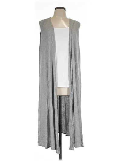 Pre-owned Lularoe Cardigan Sweater In Gray