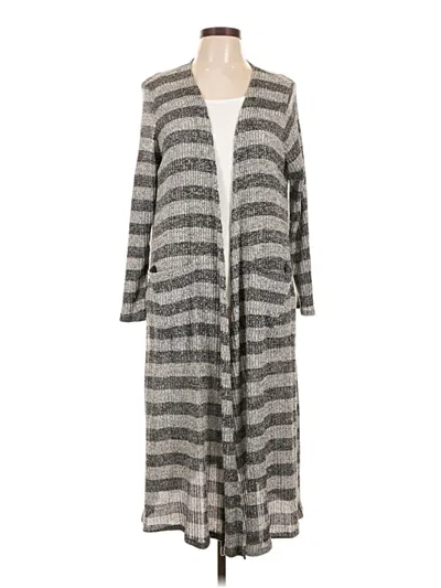 Pre-owned Lularoe Cardigan Sweater In Gray