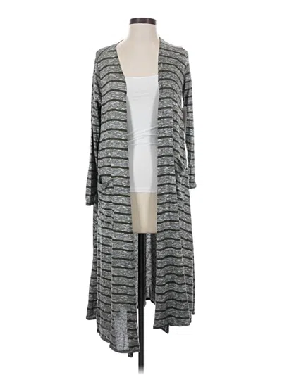 Lularoe Cardigan Sweater In Gray