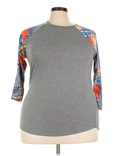 Pre-owned Lularoe Cardigan Sweater In Gray