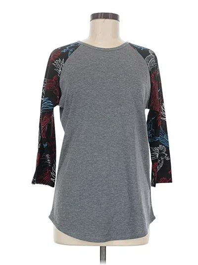 Pre-owned Lularoe Cardigan Sweater In Gray