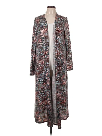 Pre-owned Lularoe Cardigan Sweater In Gray