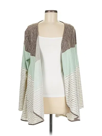 Pre-owned Lularoe Cardigan Sweater In Green