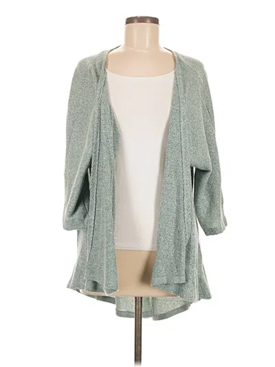 Pre-owned Lularoe Cardigan Sweater In Green