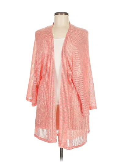 Pre-owned Lularoe Cardigan Sweater In Orange
