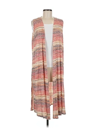 Pre-owned Lularoe Cardigan Sweater In Orange