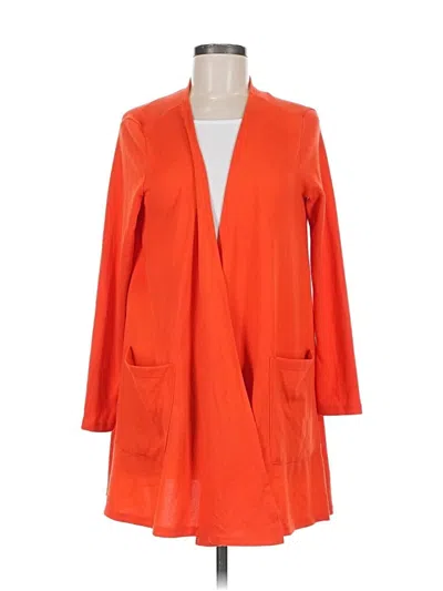 Pre-owned Lularoe Cardigan Sweater In Orange