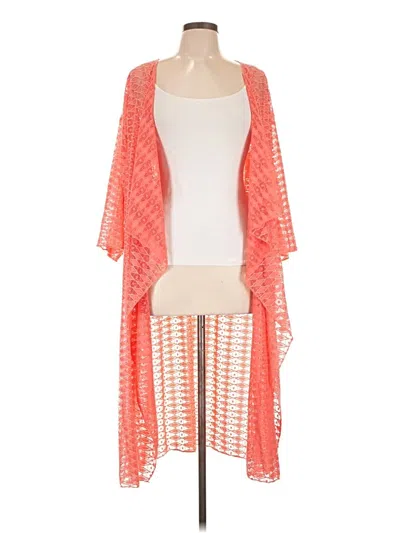 Pre-owned Lularoe Cardigan Sweater In Orange