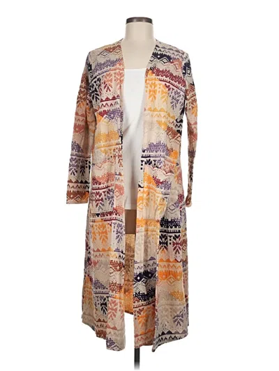 Pre-owned Lularoe Cardigan Sweater In Orange