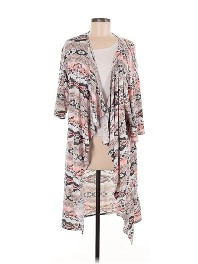 Pre-owned Lularoe Cardigan Sweater In Pink