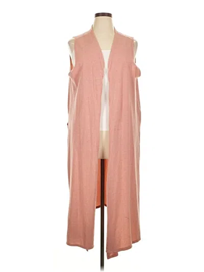 Pre-owned Lularoe Cardigan Sweater In Pink