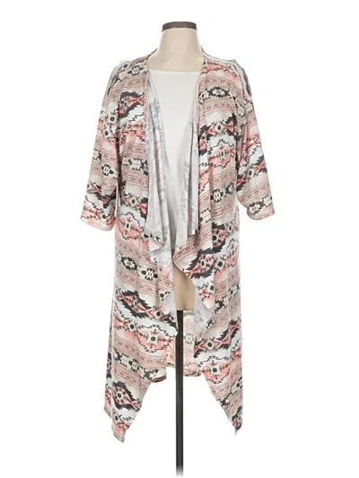 Pre-owned Lularoe Cardigan Sweater In Pink