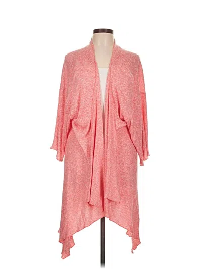 Pre-owned Lularoe Cardigan Sweater In Pink