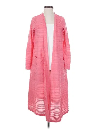 Pre-owned Lularoe Cardigan Sweater In Pink