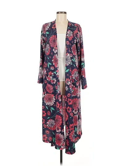 Pre-owned Lularoe Cardigan Sweater In Purple