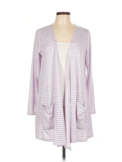 Pre-owned Lularoe Cardigan Sweater In Purple