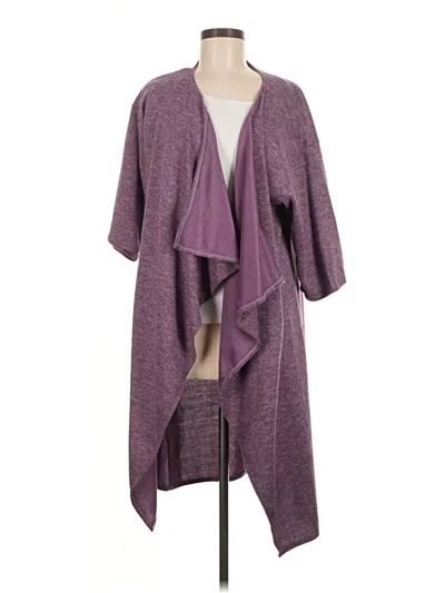Pre-owned Lularoe Cardigan Sweater In Purple
