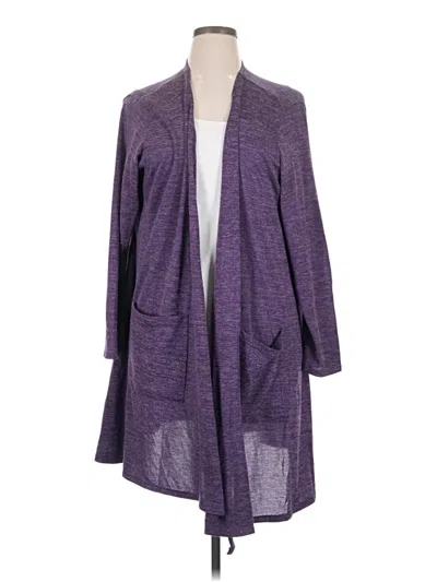 Pre-owned Lularoe Cardigan Sweater In Purple