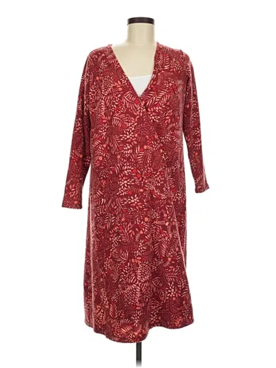 Pre-owned Lularoe Cardigan Sweater In Red