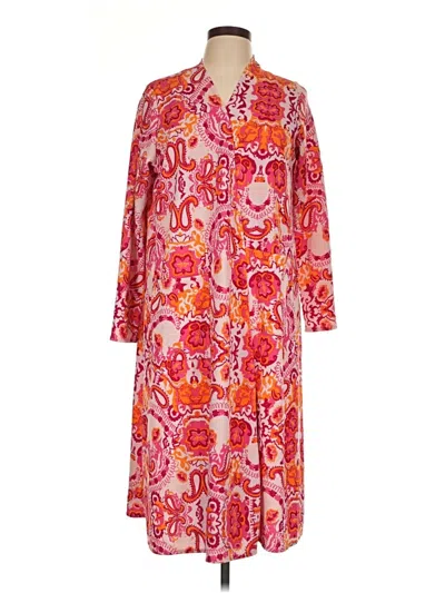 Pre-owned Lularoe Cardigan Sweater In Red