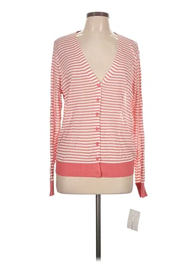 Pre-owned Lularoe Cardigan Sweater In Red